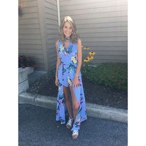 High-low Romper Dress